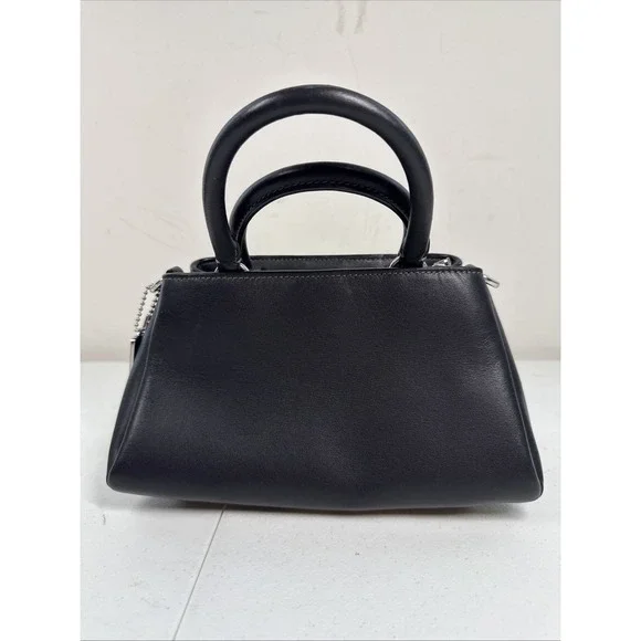 Coach Zuri MINI Crossbody Silver/Black CM186 Hang Tag And Strap Included